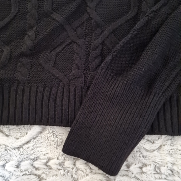 NWT Charlotte Russe Cozy Black Sweater Size M - Picture 4 of 7